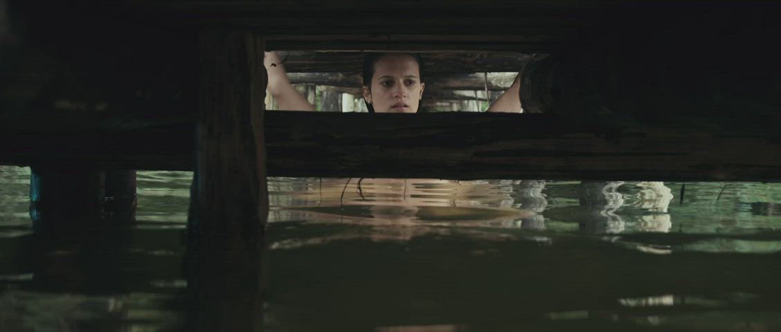 alicia vikander celebrity cinema nudity swedish underwater gif