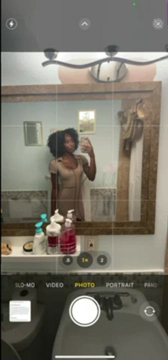 Ebony Nude Selfie gif
