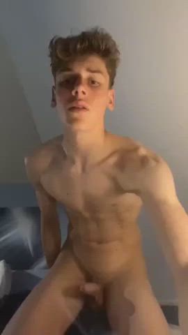 big dick cute handjob twink gif