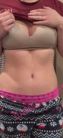 belly button panties tits gif