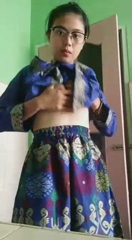 asian malaysian muslim solo strip teen gif