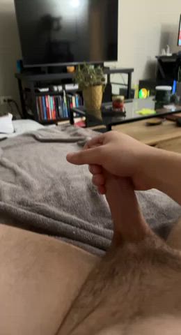 cumshot jerk off masturbating gif