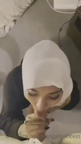 deepthroat hijab bengali gif