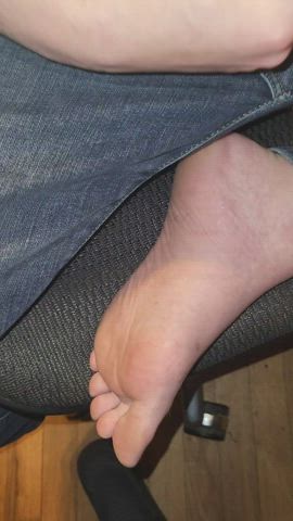 feet foot male masturbation precum soles solo gif