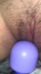 My fiancé’s vibrator. Let me know if you like!