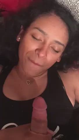 blowjob latina wife gif