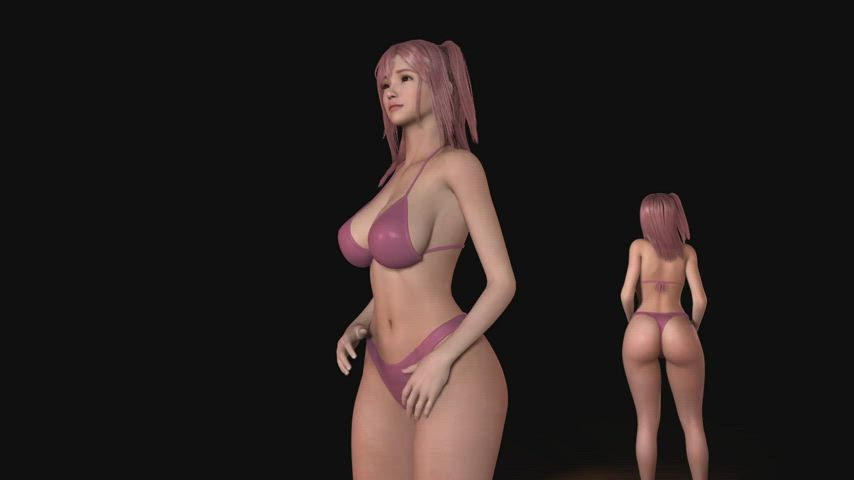 3D Gamer Girl VR gif
