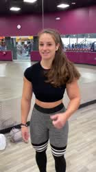 Bodybuilder Fitness Gym Muscular Girl gif