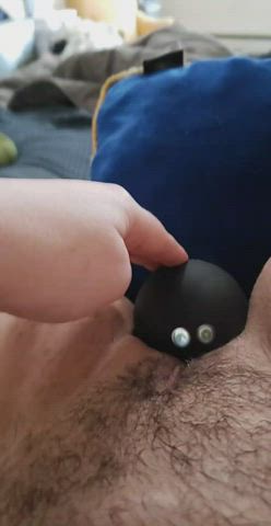 Hairy Pussy Masturbating Toy gif