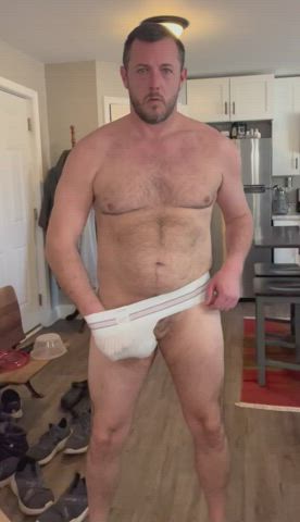 dad daddy gay jock male masturbation underwear gif