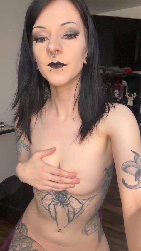 boobs goth natural tits petite small tits tattoo tease tits goth-girls hot-girls-with-tattoos