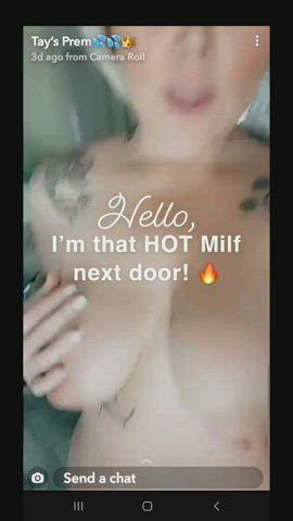 big tits boobs milf masturbating gif