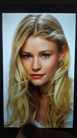 blonde celebrity cum cumshot emilie de ravin facial tribute gif