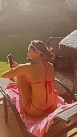 babe bikini booty gif