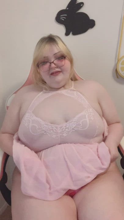 BBW Chubby Lingerie gif