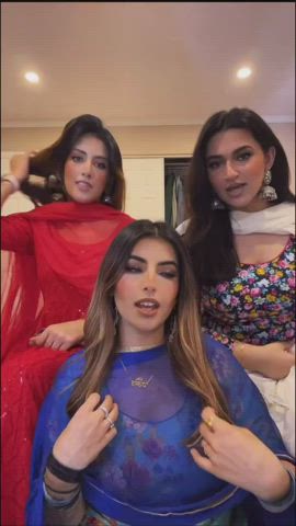 Beautiful Indian Girl trio