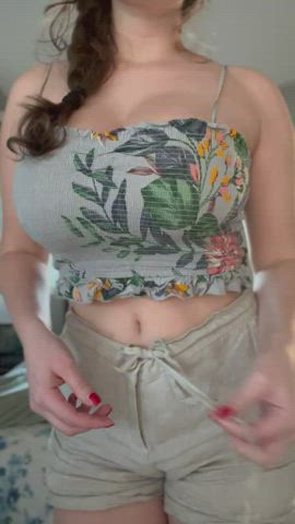 are my perky boobs too big and squishy for my small, Iittle waist