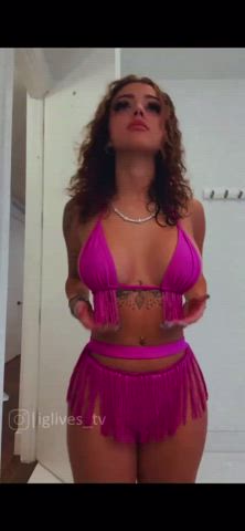 armpits ass bikini body cuban cute latina lingerie teen gif