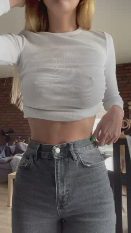 My waist is small but my tits
