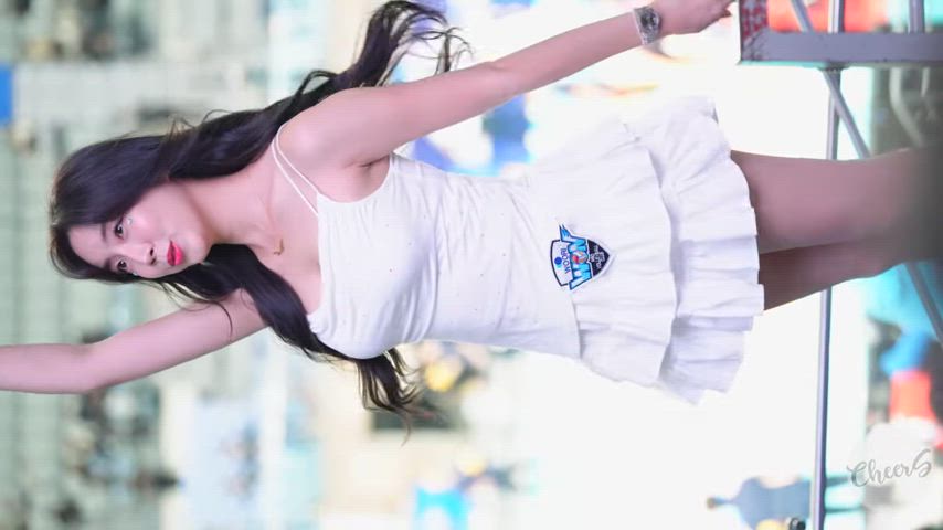 asian cheerleader korean gif