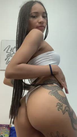 ass dancing ebony latina pussy skinny small tits tattoo tits gif