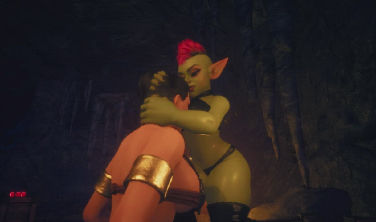 Face Smothering Monster Girl NSFW gif