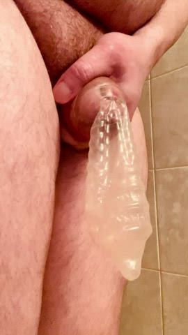 cock condom little dick micropenis piss pissing gif