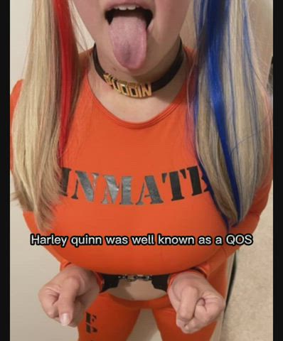 bbc forced harley quinn prison gif