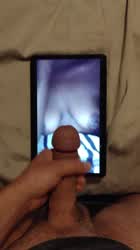 bwc cum ebony male masturbation orgasm tribbing tribute gif