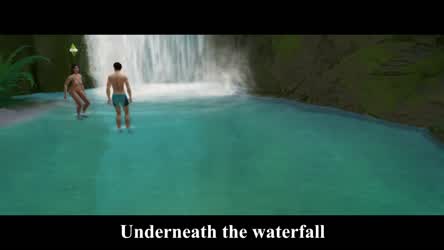 Underneath The Waterfall