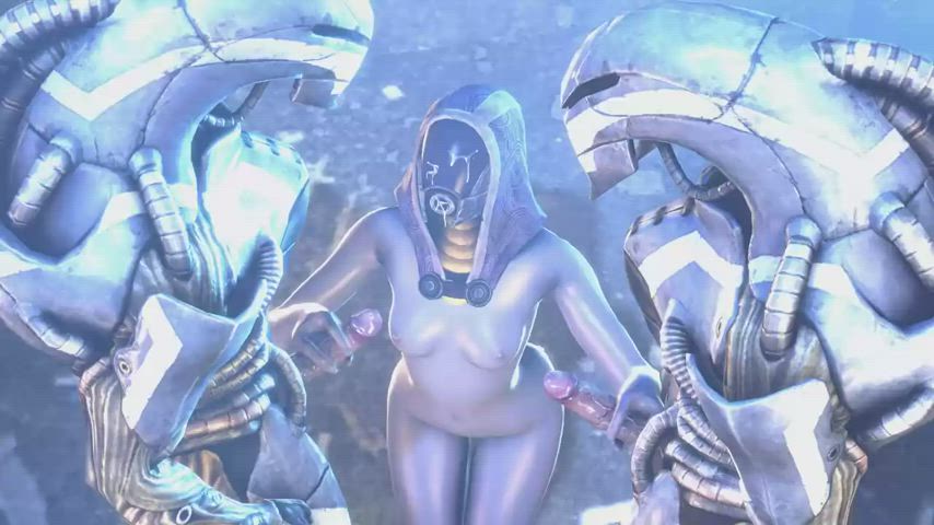 Alien Animation Blowbang Fuck Machine Gangbang Handjob Mask Threesome gif