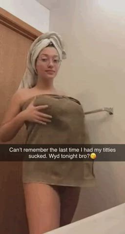 big tits boobs caption girlfriend taboo tiktok gif