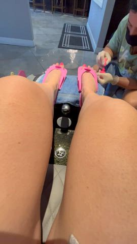 Fresh Barbie toes 👑💗💅🏻 (oc)