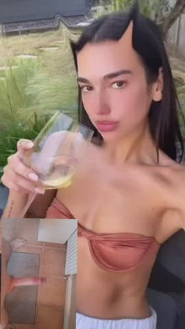 dua lipa facetime her fans big cock