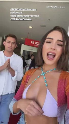 Bikini Cleavage Olivia Culpo gif