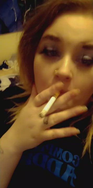 Babe Fetish Smoking gif