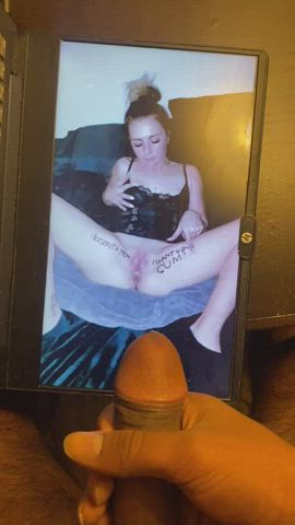 Cumtribute for this sexy girl!!