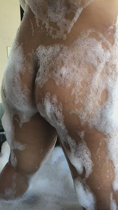 Asian Bath Big Ass Filipina MILF Shaking Shower Thick Twerking gif