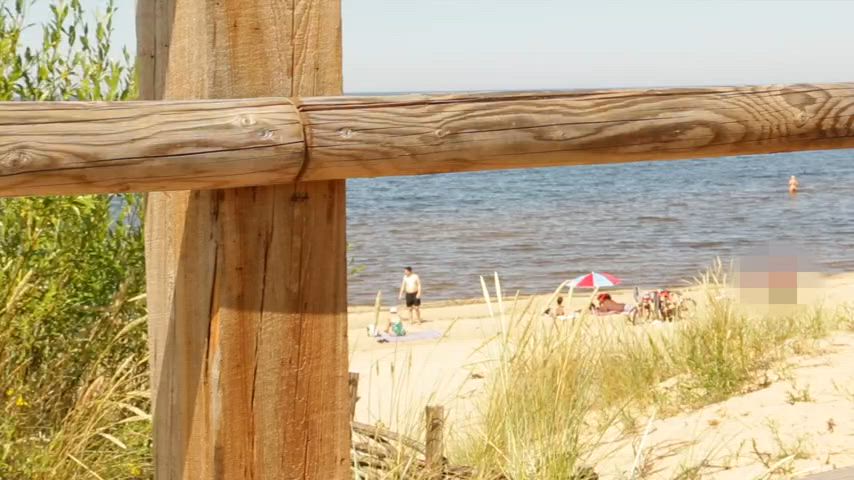 Flashing Pussy At The Beach