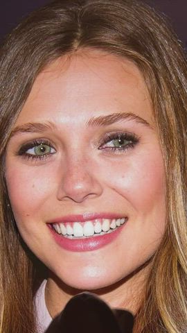 celebrity cum cumshot elizabeth olsen tribute gif