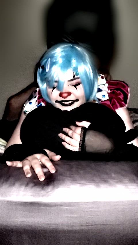 ass big ass clown clown girl pussy teen gif