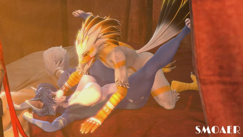 3d animation creampie furries furry gif