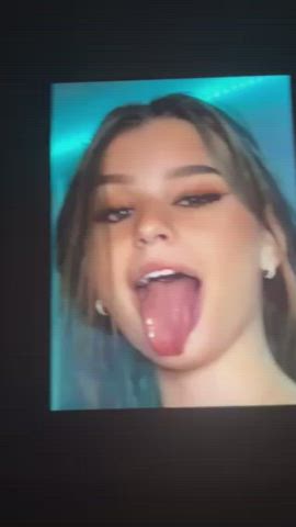 Brooke monk got sprayed, cumtribute