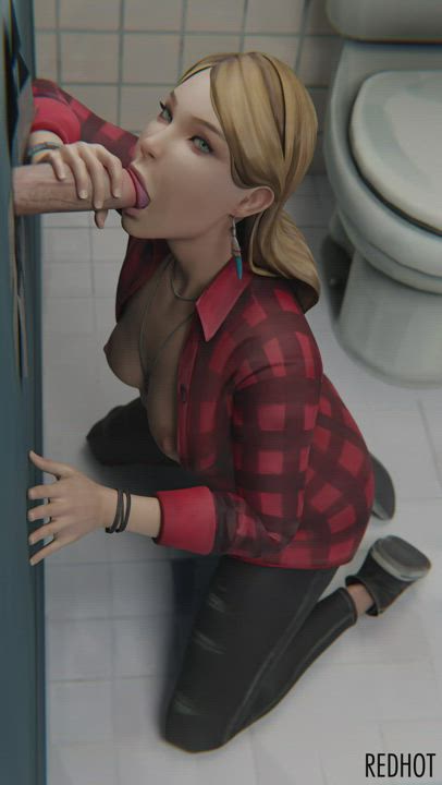 Rachel at a gloryhole (Redhot) [Life is Strange]