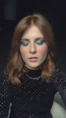 Nightclub Pretty Redhead gif