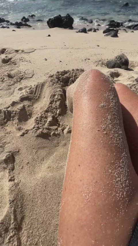 beach curvy feet feet fetish legs mature gif