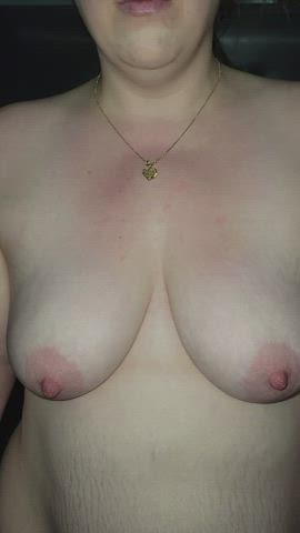 can I spit your cum over my tits next 😜