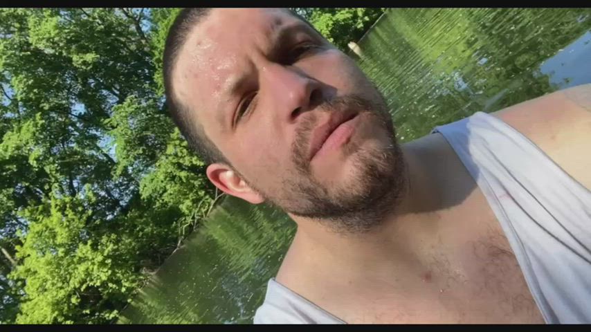 My man treated me to a canoe ride, so I treated him to blowjob 🥰 this was “harder”
