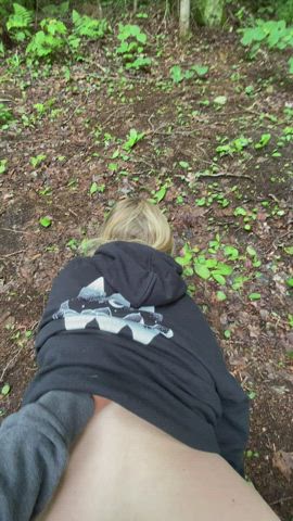 ass booty doggystyle hardcore outdoor thick wife gif