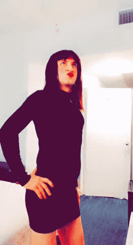 crossdressing dancing femboy sissy trans gif